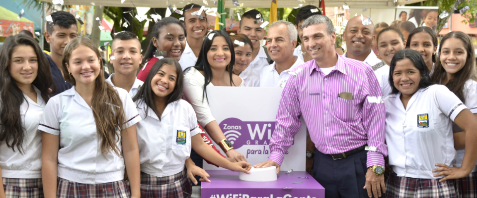 Inauguramos primera zona #WiFiParaLaGente en  Santander de Quilichao