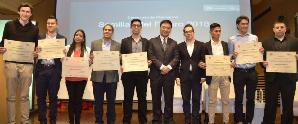 MinTIC y Huawei premian a los ocho jóvenes investigadores colombianos que viajarán a China