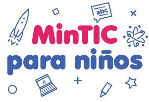 Logo Mintic para ninños