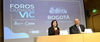 Ministra TIC, Sylvia Constaín y Samuel Yohai, presidente CCIT Ministra TIC, Sylvia Constaín y Samuel Yohai, presidente CCIT