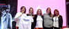 De izquierda a derecha: ministra Sylvia Constaín, Gále Mallol Agudelo, presidenta de ASOTIC; Alejandra Borrero, actriz y líder del festival “Ni con el Pétalo de una Rosa”; Valerie Gauthier Umaña, directora del Departamento de Matemáticas Aplicadas y Ciencias de la Computación (MAAC) de la Universidad del Rosario y Flor María Díaz, oficial nacional de Programas de ONU Mujeres. De izquierda a derecha: ministra Sylvia Constaín, Gále Mallol Agudelo, presidenta de ASOTIC; Alejandra Borrero, actriz y líder del festival “Ni con el Pétalo de una Rosa”; Valerie Gauthier Umaña, directora del Departamento de Matemáticas Aplicadas y Ciencias de la Computación (MAAC) de la Universidad del Rosario y Flor María Díaz, oficial nacional de Programas de ONU Mujeres.