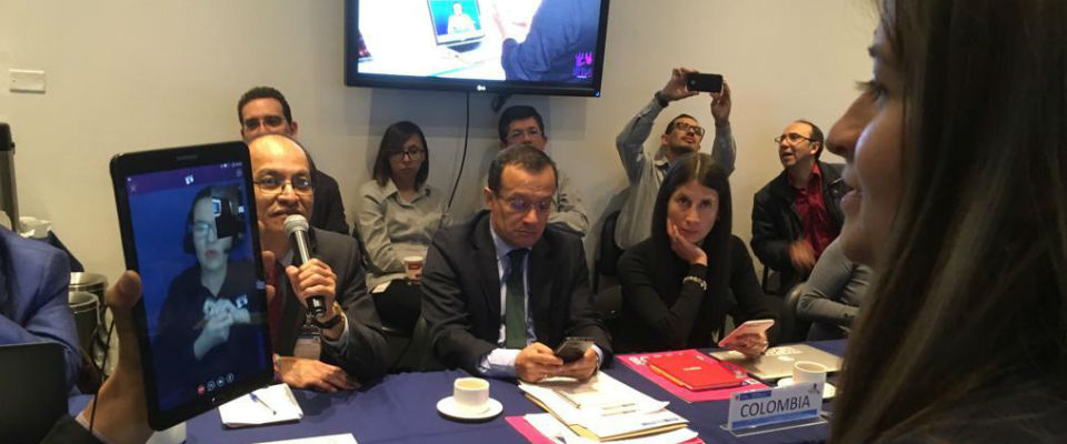 Colombia presentó a países de Mesoamérica, proyectos TIC para personas con discapacidad