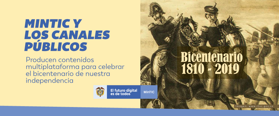 Gobierno llevará a la “pantalla chica” y a las plataformas digitales, nueva serie televisiva con motivo de los 200 años de la Batalla de Boyacá Gobierno llevará a la “pantalla chica” y a las plataformas digitales, nueva serie televisiva con motivo de los 200 años de la Batalla de Boyacá