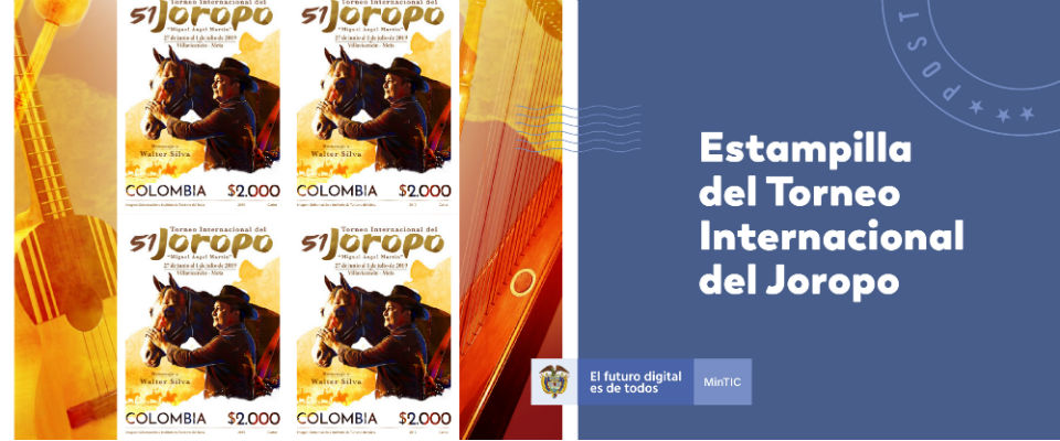Nueva estampilla sobre el festival llanero más importante de Colombia Nueva estampilla sobre el festival llanero más importante de Colombia