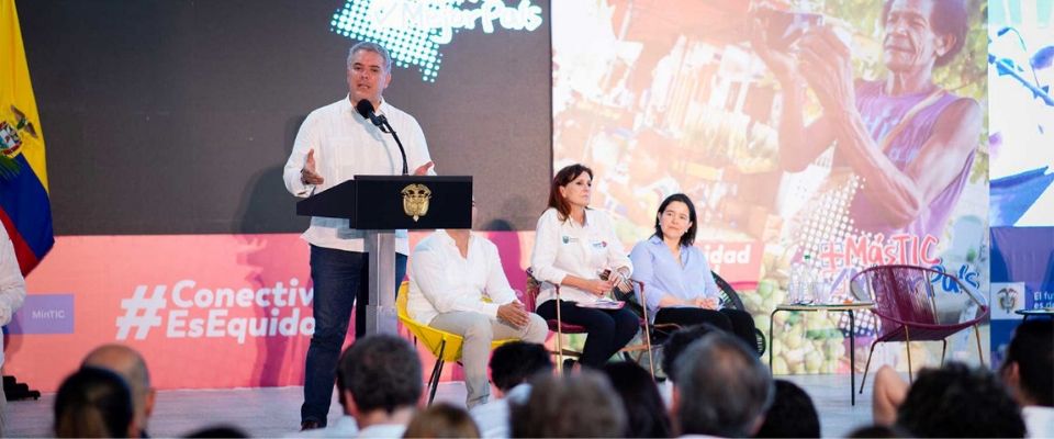 Ley de las TIC permite conectar al país y construir equidad, dice Presidente Duque tras activar la primera Zona Digital