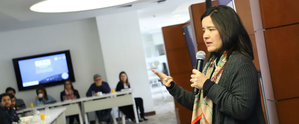 La ministra de las Tecnologías de la Información y las Comunicaciones (TIC), Sylvia Constaín La ministra de las Tecnologías de la Información y las Comunicaciones (TIC), Sylvia Constaín