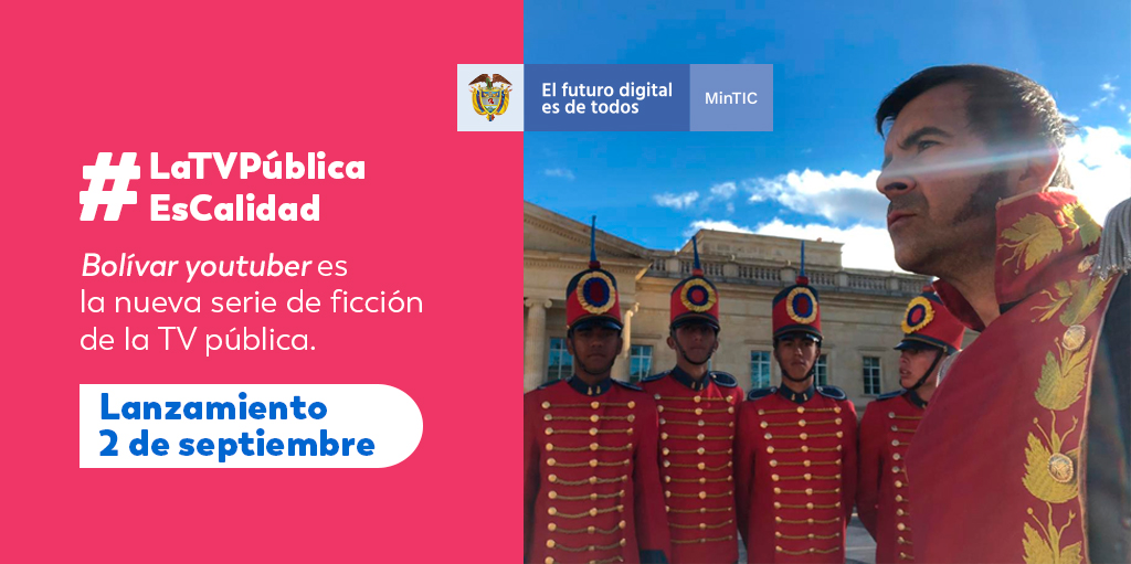 El lunes, 2 de septiembre, Canal Capital estrena la novedosa serie de ficción “Bolívar Youtuber” El lunes, 2 de septiembre, Canal Capital estrena la novedosa serie de ficción “Bolívar Youtuber”