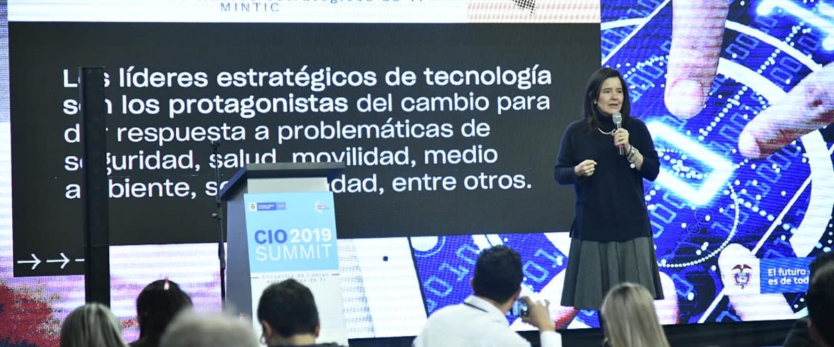 Ministra TIC en CIO Summit 2019