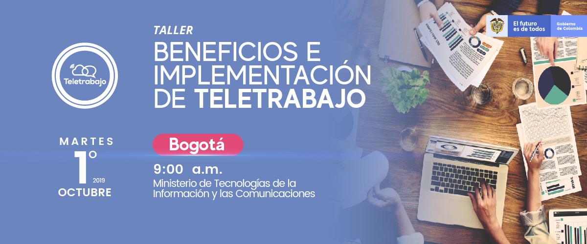  Bogotanos: agéndense para participar en el taller sobre los beneficios del teletrabajo
