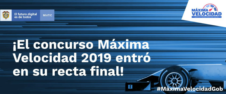 El concurso Máxima Velocidad 2019 entra en su recta final El concurso Máxima Velocidad 2019 entra en su recta final