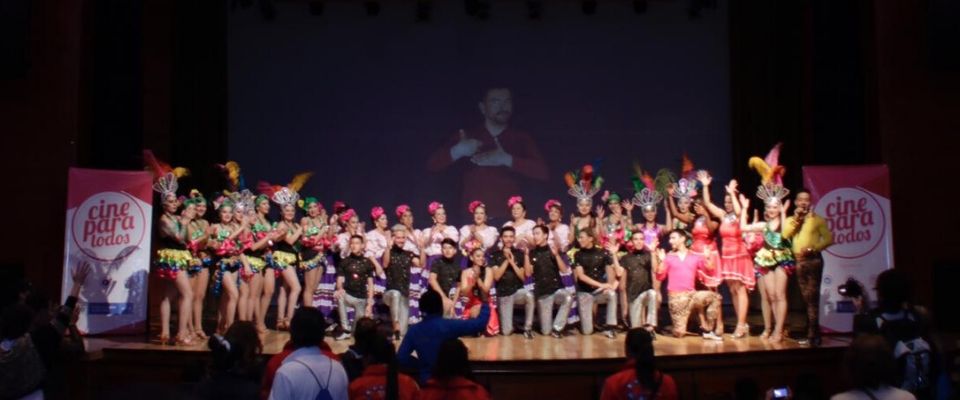 Todo un carnaval se vivió en la primera muestra de danza accesible del Ministerio TIC