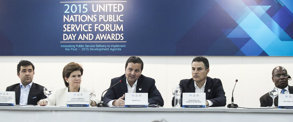 Minister of ICT - David Luna in UN World Public Service Forum Minister of ICT - David Luna in UN World Public Service Forum