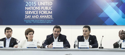 Minister of ICT - David Luna in UN World Public Service Forum