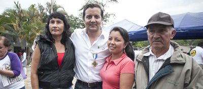 Ministro TIC - David Luna en visita a Kiosco Vive Digital