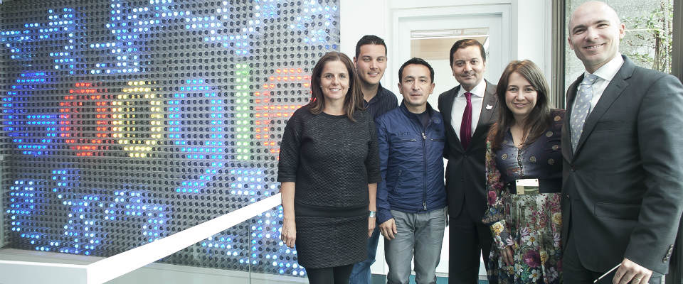 Ministro TIC visita las oficinas de Google en bogotá