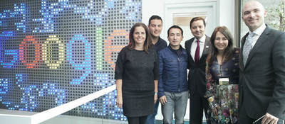 Ministro TIC visita las oficinas de Google en bogotá