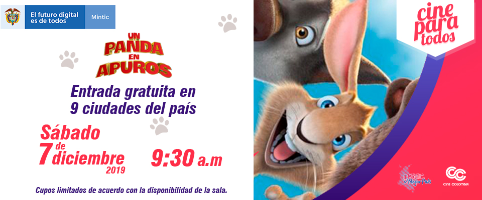 Cartelera de cine accesible termina con la proyección de “Un panda en apuros” Cartelera de cine accesible termina con la proyección de “Un panda en apuros”
