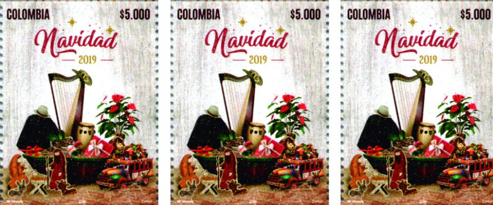 Con emisión filatélica, el MinTIC celebra la temporada navideña de 2019