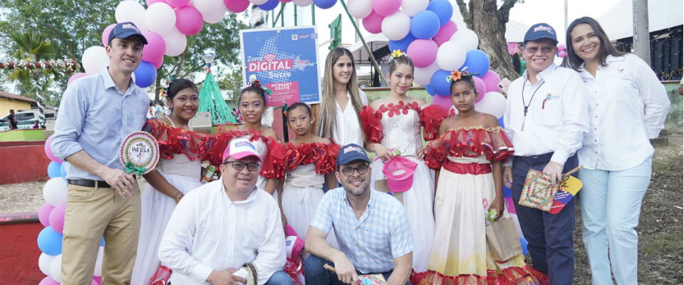 MinTIC entregó 42 zonas digitales y 200 computadores para educar a los habitantes de Sucre