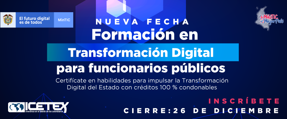  Hasta el 26 de diciembre se amplió la fecha de inscripción para acceder a créditos 100% condonables.