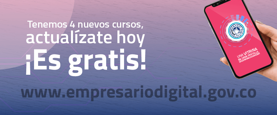 MinTIC pone a disposición de los empresarios nuevos cursos gratuitos de formación virtual MinTIC pone a disposición de los empresarios nuevos cursos gratuitos de formación virtual