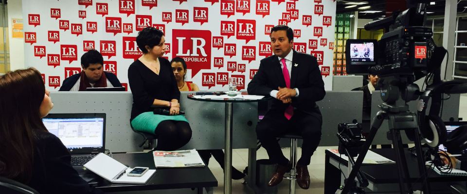 Ministro TIC - David Luna en inside de La República