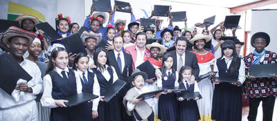 Entrega de computadores en Nariño