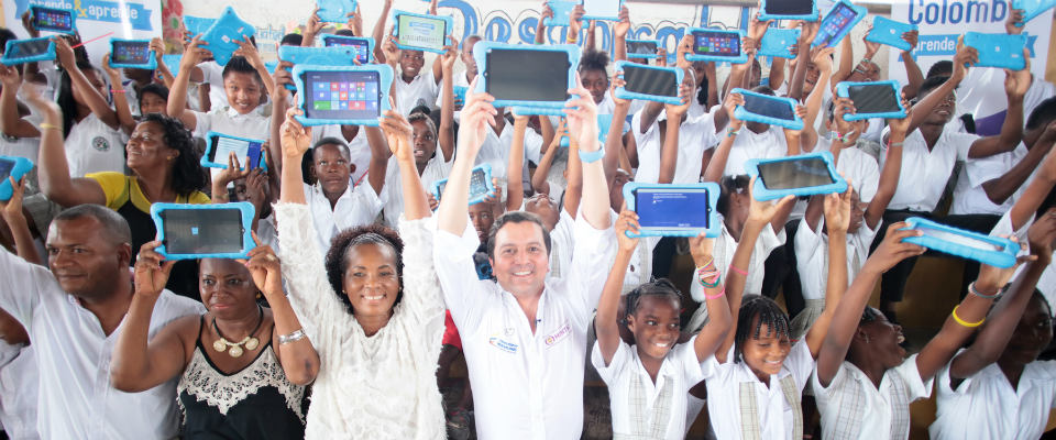 David Luna en su visita a Chocó