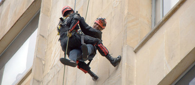 Simulacro de rescate en el Edificio Murillo Toro
