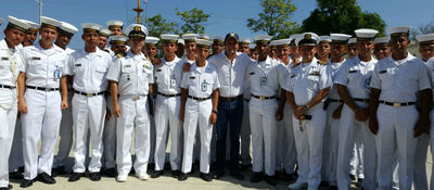 Ministro TIC - David Luna en Escuela Naval de Suboficiales
