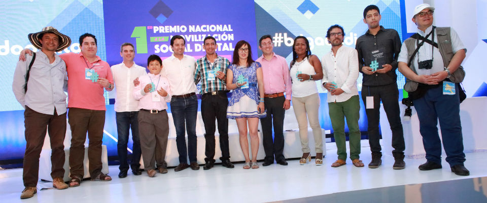 Ganadores del Premio Nacional a la Movilización Social Digital