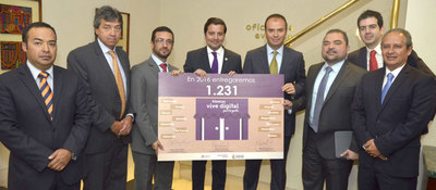 Ministro TIC - David Luna en adjudicación de Kioscos Vive Digital a operadores
