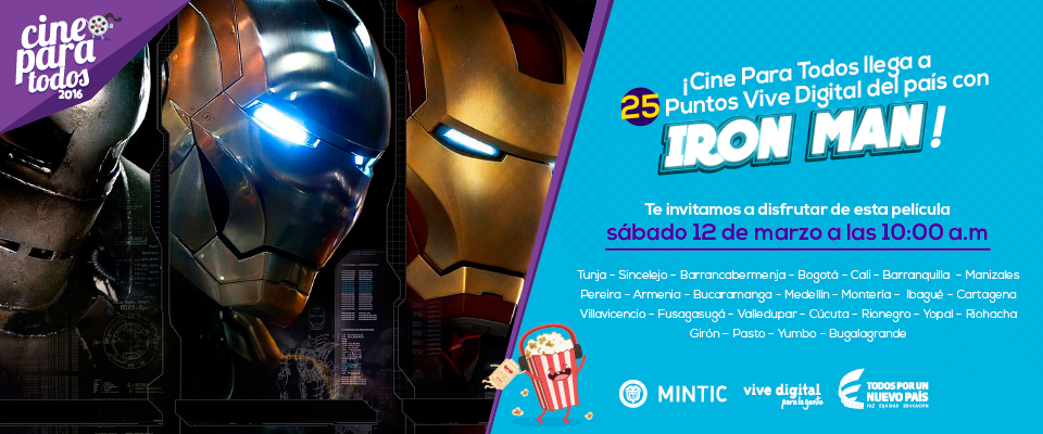 Cine Para Todos Iron Man Cine Para Todos Iron Man