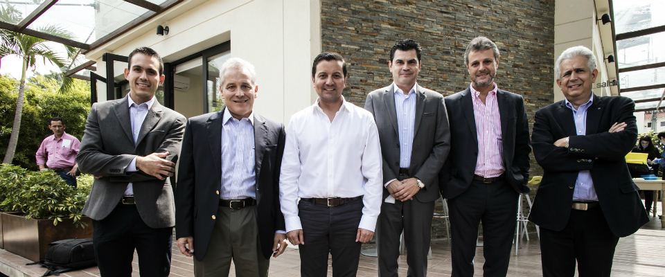 Ministro David Luna y empresarios antioqueños