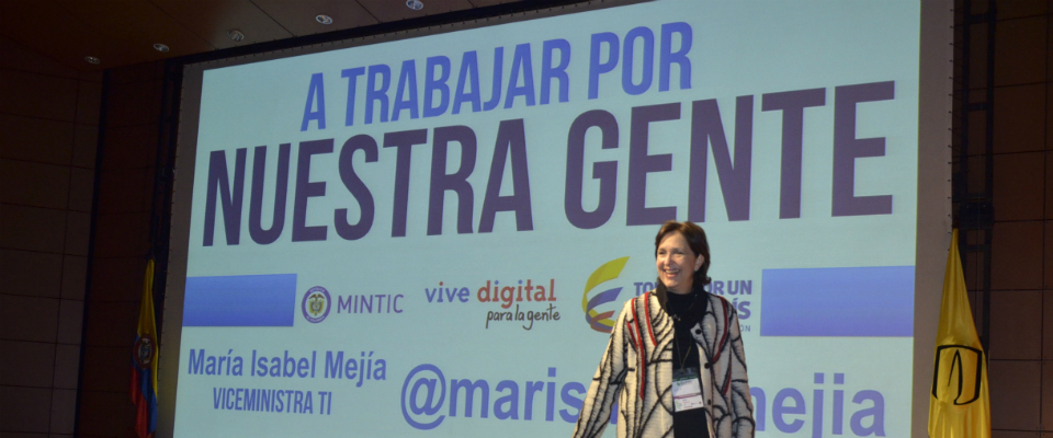 Viceministra María Isabel Mejía