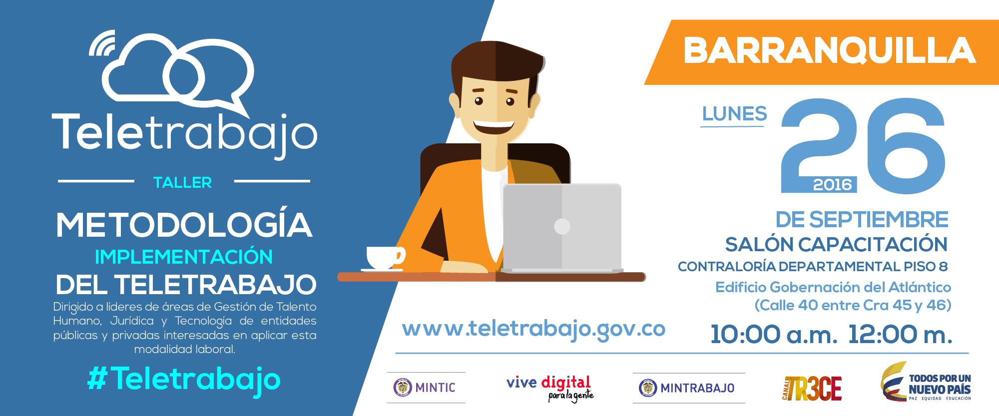 Taller gratuito  de Teletrabajo en Barranquilla