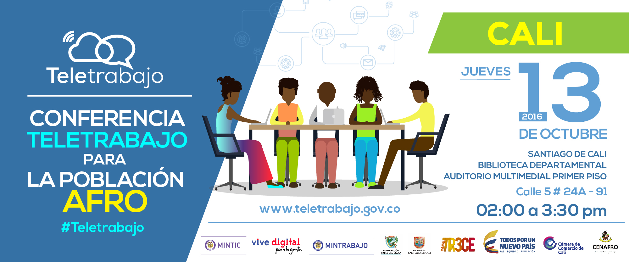 La población afrocolombiana entra en la era del teletrabajo