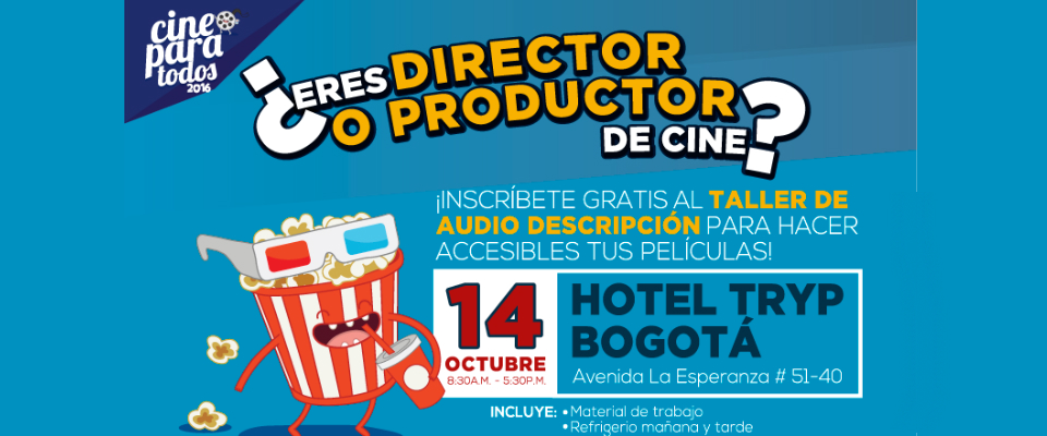 taller gratuito de accesibilidad para directores y productores de cine