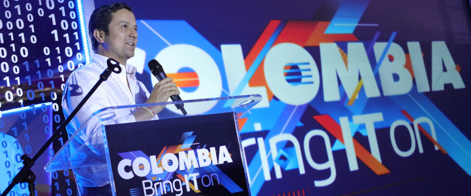 Ministro David Luna en evento Bring It On de Colombia 4.0