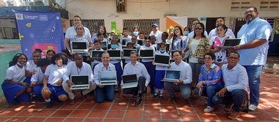 MinTIC, Primax y ‘Computadores para Educar’ visitan Cartagena para donar 20 equipos