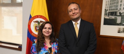 Ministra de Tecnologías de la Información y las Comunicaciones, Sandra Milena Urrutia Pérez, asumió como viceministro de Conectividad Sergio Octavio Valdés Beltrán.