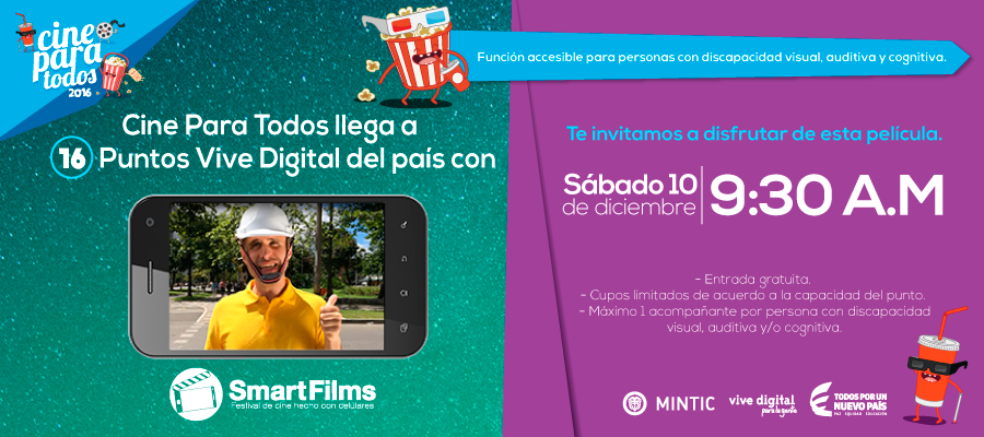 Smart Films llegará a Cine para Todos