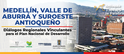 Abiertas inscripciones para participar en el Diálogo Regional Vinculante que se realizará en Medellín