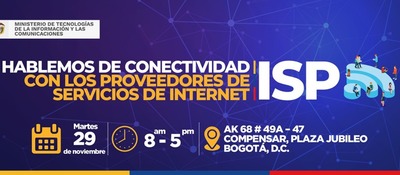 Ministra TIC y las empresas proveedoras de servicios de Internet del país se reunirán en Bogotá
