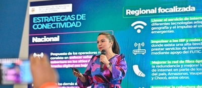 Ministra TIC anuncia inversión de más de $300.000 millones para conectar digitalmente al país