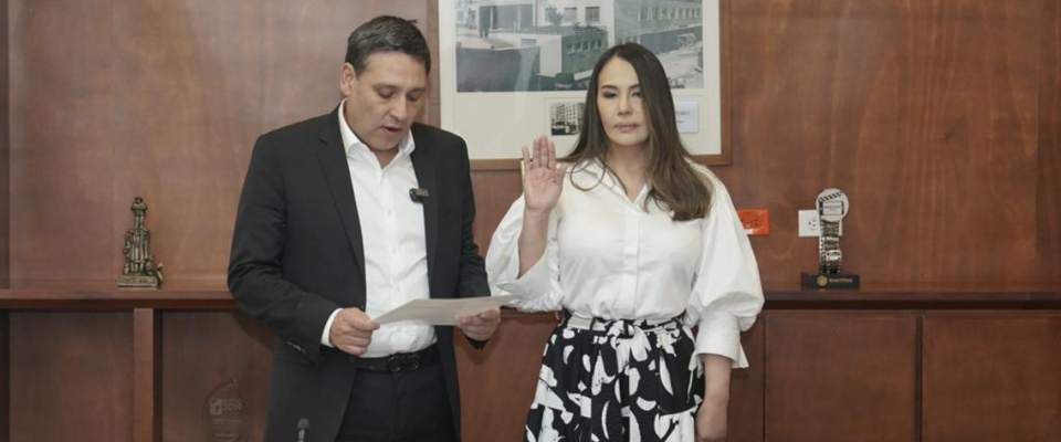 Ministro Lizcano posesionó a Nórida Rodríguez como gerente de RTVC