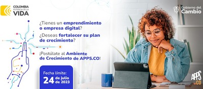 Regresa el programa APPS.CO para beneficiar a 17.000 emprendimientos y empresas digitales en Colombia