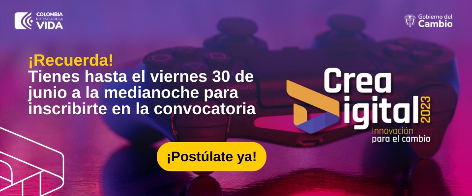 Crea Digital 2023 amplía su inscripción hasta el 30 de junio