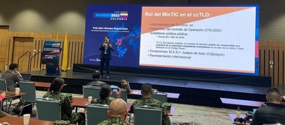 Foto de MinTIC haciendo presencia en la versión 2023 del Congreso Iberoamericano de Seguridad de la Información