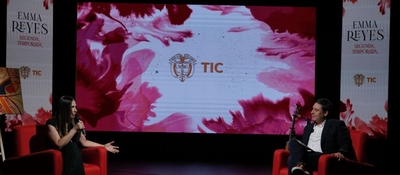 Foto de Ministro TIC Mauricio Lizcano en evento donde se anuncia la segunda temporada del proyecto audiovisual ‘Emma Reyes’.